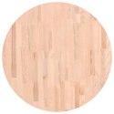Blat do stołu, Ø70x2,5 cm, okrągły, lite drewno bukowe