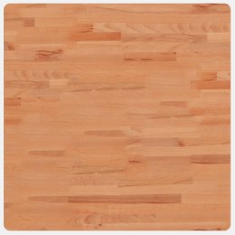 Blat stołu, 70x70x2,5 cm, kwadratowy, lite drewno bukowe