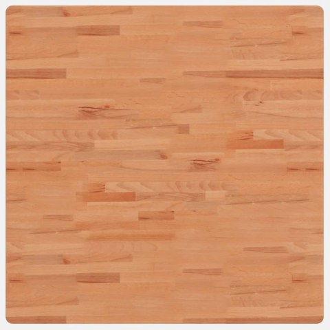 Blat stołu, 90x90x2,5 cm, kwadratowy, lite drewno bukowe