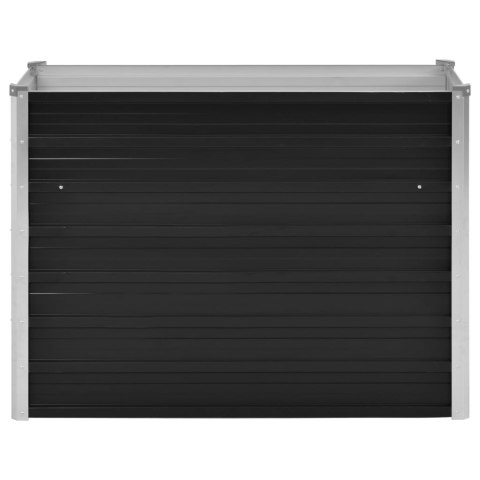 Podwyższona donica, antracyt, 100x40x77 cm, galwanizowana stal