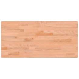 Blat do stołu roboczego, 115x55x2,5 cm, lite drewno bukowe