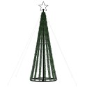 Stożkowa choinka z lampek, 275 niebieskich LED, 180 cm