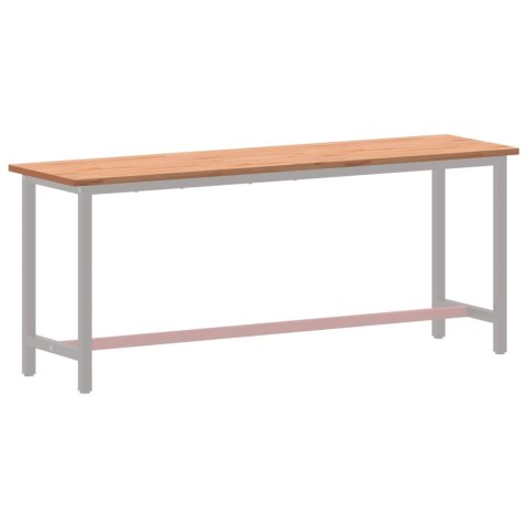 Blat do stołu roboczego, 200x55x2,5 cm, lite drewno bukowe Blat do stołu roboczego, 200x55x2,5 cm, lite drewno bukowe