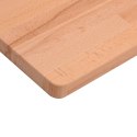 Blat do stołu roboczego, 200x55x2,5 cm, lite drewno bukowe