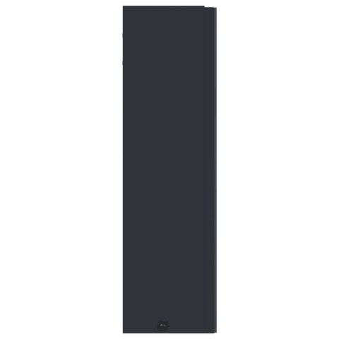 Szafka łazienkowa z lustrem i LED, szara, 60x13x52 cm