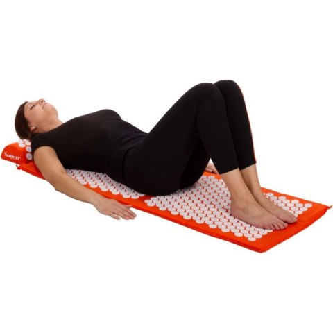 Mata do akupresury z poduszką Movit 130 x 50 cm - czerwona Mata do akupresury z poduszką Movit 130 x 50 cm - czerwona
