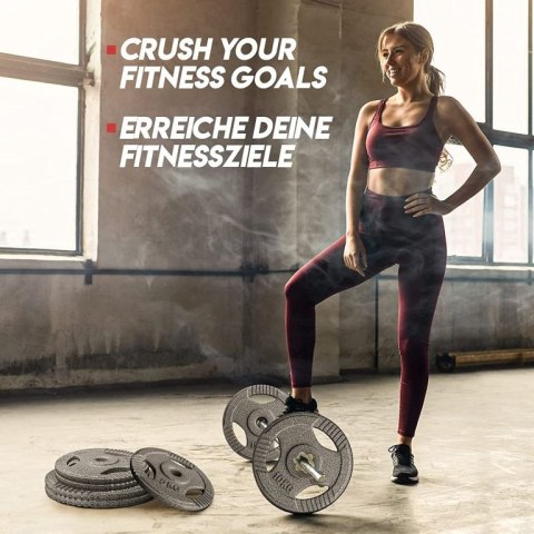 Physionics obciążenie żeliwne, 10 kg, 31 mm Physionics obciążenie żeliwne, 10 kg, 31 mm