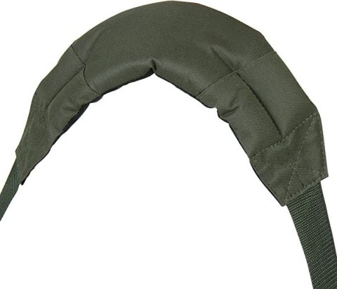 Wodoodporna torba wędkarska zielona, 56×31×30 cm, poliester