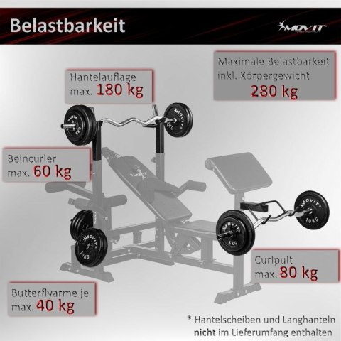 MOVIT wieża fitness , czarna MOVIT wieża fitness , czarna