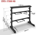 Physionics Stojak na hantle, średnica 25 mm, nośność 300 kg