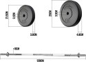 PHYSIONIC Zestaw do podnoszenia z ciężarkami 15 kg,