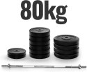 PHYSIONIC Zestaw hantli do podnoszenia z ciężarkami 74 kg,