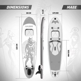 PHYSIONICS Nadmuchiwany paddleboard - God Anubis, 320 cm
