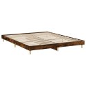 Rama łóżka, przydymiony dąb, 150x200cm, materiał drewnopochodny