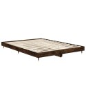 Rama łóżka, przydymiony dąb, 135x190cm, materiał drewnopochodny