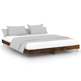 Rama łóżka, przydymiony dąb, 180x200cm, materiał drewnopochodny