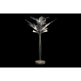Lampa Stojąca DKD Home Decor Szary Metal Tropikalny Liść roślin (51 x 51 x 87 cm)