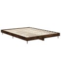 Rama łóżka, przydymiony dąb, 140x190cm, materiał drewnopochodny