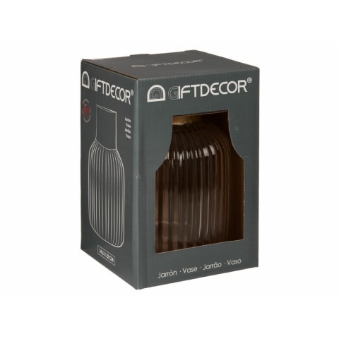 Wazon Gift Decor Przezroczysty Złoty Szkło 14,5 x 22 x 14,5 cm (6 Sztuk)