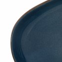 Umywalka nablatowa, brązowo-niebieska, owalna, 59x40x14 cm