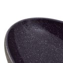 Umywalka nablatowa, fioletowo-szara, owalna, 59x40x14 cm