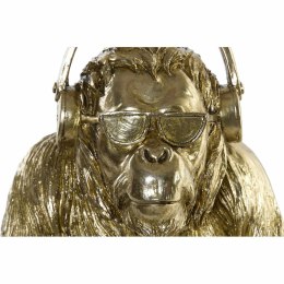 Figurka Dekoracyjna DKD Home Decor 27 x 26 x 36 cm Słuchawki Złoty Okulary Nowoczesny