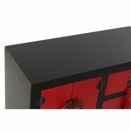Konsola DKD Home Decor 63 x 27 x 83 cm Jodła Czarny Pomarańczowy Plastikowy Drewno MDF