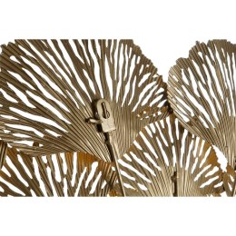 Lustro ścienne DKD Home Decor 85,7 x 5,7 x 87,6 cm Szkło Złoty Metal Liść roślin