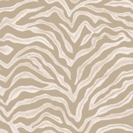 Noodwand Tapeta Zebra Print, beżowa