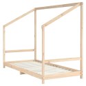 Rama łóżka dziecięcego, 2x(90x200) cm, lite drewno sosnowe