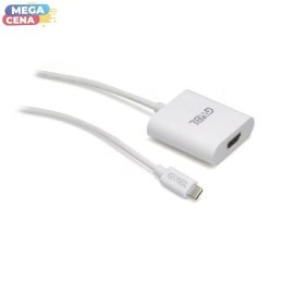 G&BL Audio video adapter, USB C M- HDMI A F, 0.2m, biały