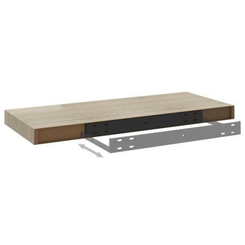 Półki ścienne, 4 szt., kolor dębowy, 60x23,5x3,8 cm, MDF Półki ścienne, 4 szt., kolor dębowy, 60x23,5x3,8 cm, MDF
