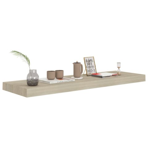 Półki ścienne, 4 szt., kolor dębowy, 80 x 23,5 x 3,8 cm, MDF Półki ścienne, 4 szt., kolor dębowy, 80 x 23,5 x 3,8 cm, MDF