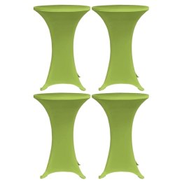 Elastyczne pokrowce na stół, 4 szt., 60 cm, zielone