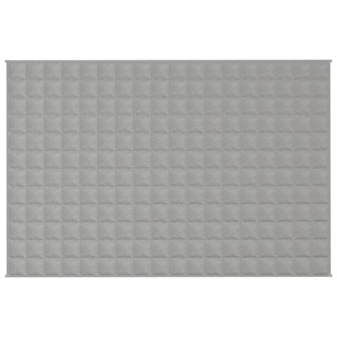 Koc obciążeniowy, szary, 120x180 cm, 5 kg, tkanina