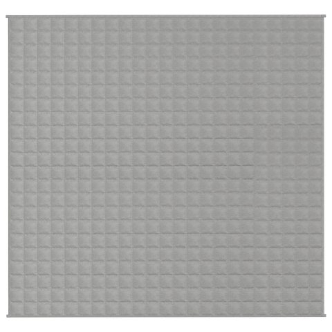 Koc obciążeniowy, szary, 220x235 cm, 11 kg, tkanina