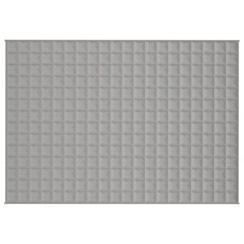 Koc obciążeniowy, szary, 138x200 cm, 6 kg, tkanina