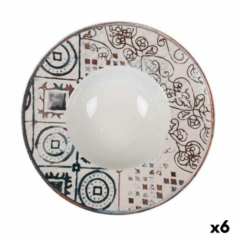 Talerz głęboki La Mediterránea Grecia Porcelana Ø 28 cm (6 Sztuk)