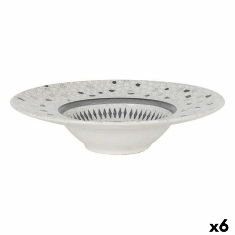 Talerz do makaronu Risotto La Mediterránea Barroc Porcelana (6 Sztuk) (ø 28 x 6,8 cm)