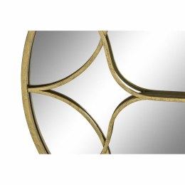 Lustro ścienne DKD Home Decor 80 x 2,5 x 80 cm Złoty Metal Drewno Arabia