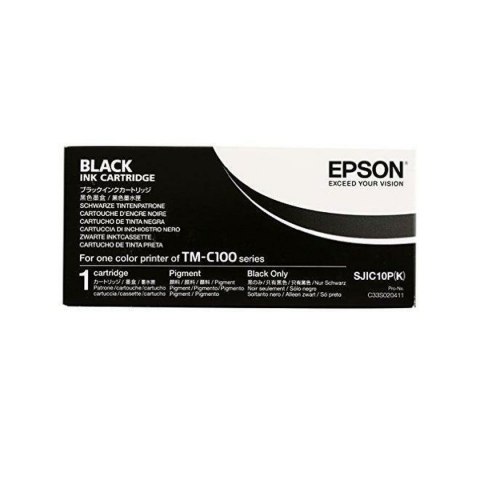 Oryginalny Wkład Atramentowy Epson Cartucho SJIC10P(K) negro Czarny