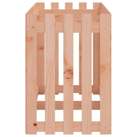 Rabata ogrodowa z płotkiem, 150x50x70cm, lite drewno daglezjowe