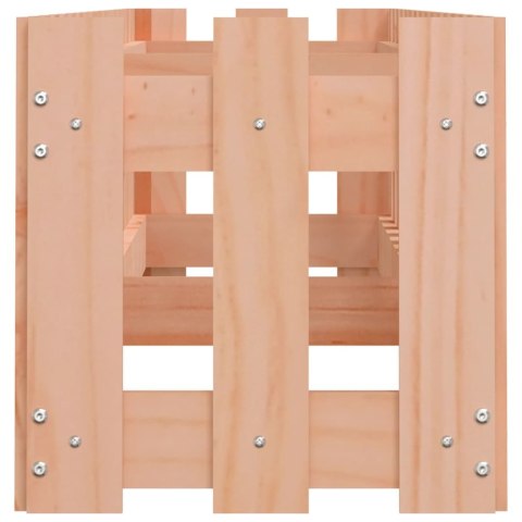 Rabata ogrodowa z płotkiem, 200x30x30 cm, drewno daglezjowe