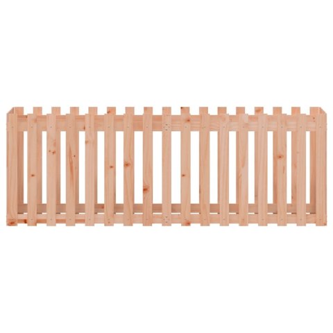 Rabata ogrodowa z płotkiem, 200x50x70 cm, drewno daglezjowe