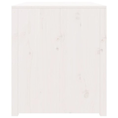 Szafka kuchenna na zewnątrz, biała, 106x55x64cm, drewno sosnowe