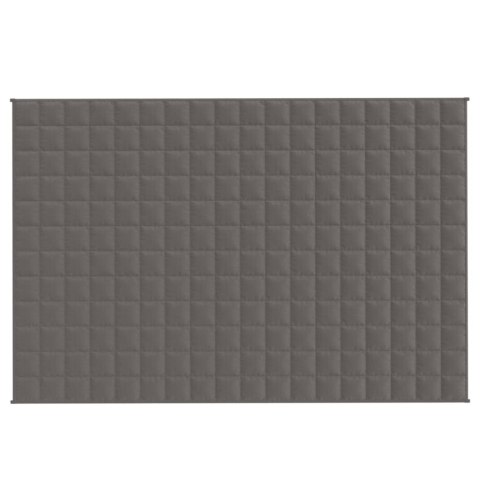 Koc obciążeniowy, szary, 120x180 cm, 9 kg, tkanina