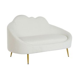Sofa DKD Home Decor Biały Musztarda Metal Chmury Scandi 155 x 75 x 92 cm