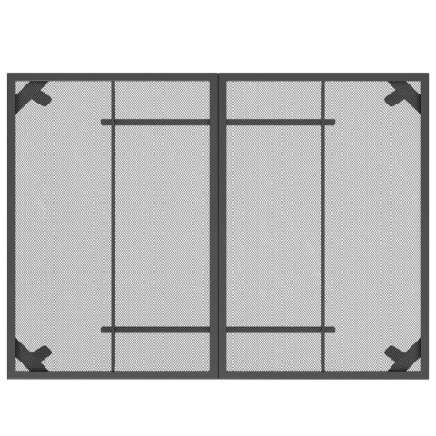 5-cz. zestaw mebli ogrodowych, antracytowy, metalowa siatka