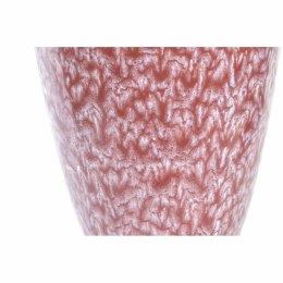 Wazon DKD Home Decor Różowy Turkusowy Kamionka Kwiat Śródziemnomorski 18 x 18 x 25 cm 16 x 16 x 26 cm (2 Sztuk)