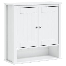 Wisząca szafka łazienkowa BERG, biała, 69,5x27x71,5 cm, drewno